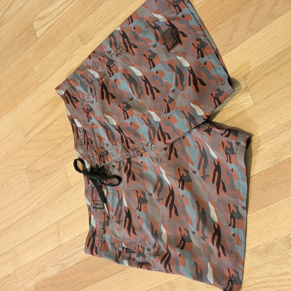 Sunga Life Men's Red Camo Swim Shorts (Red Naked Camo)
